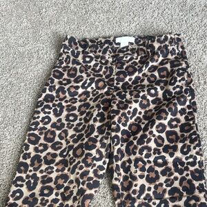 H&M Animal Print Trousers - Black and Brown